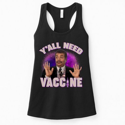 Neil deGrasse Tyson Y’all Need Vaccine Womens Tank Top