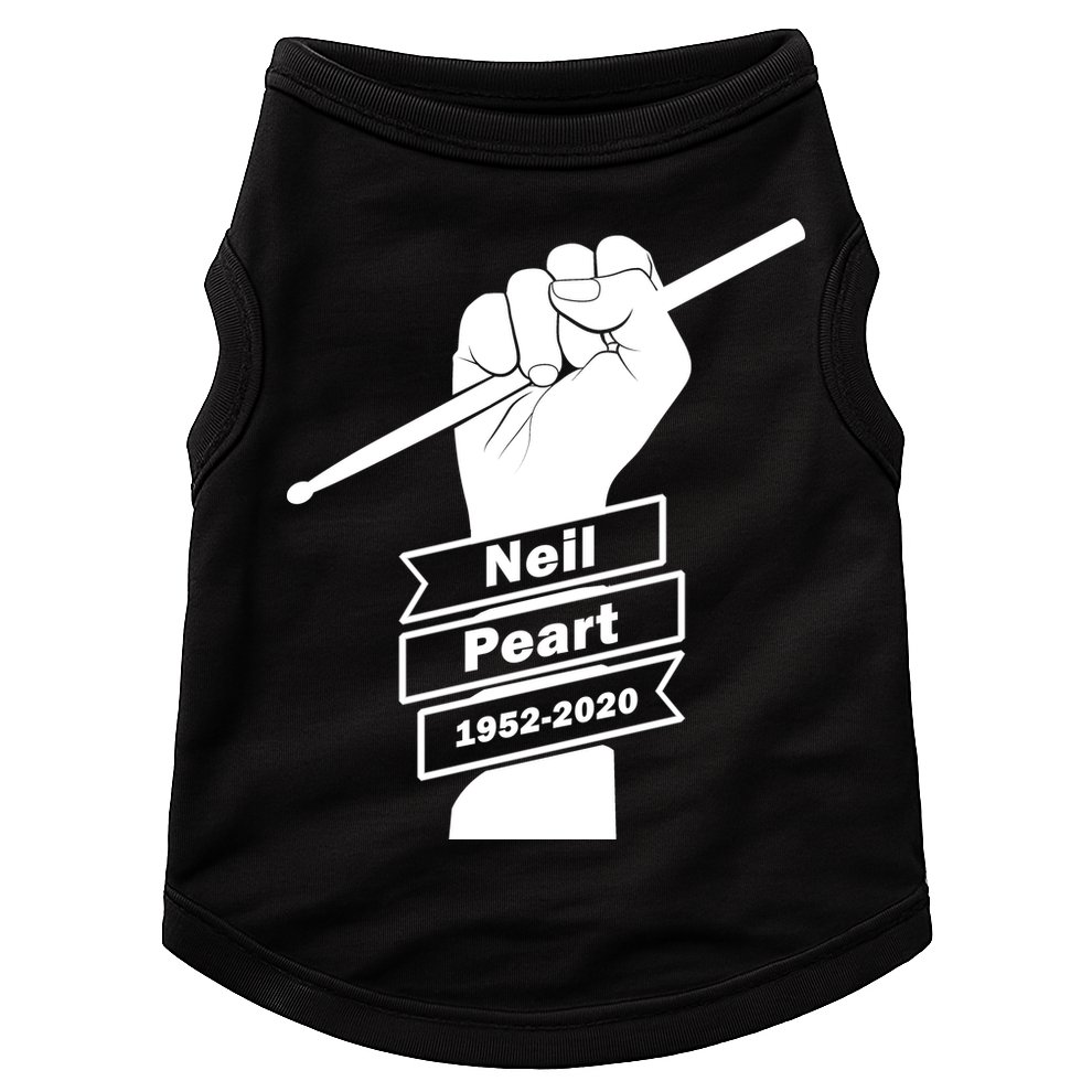 Neil Peart In Loving Memory Greatest Drummer Doggie Tank