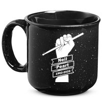 Neil Peart In Loving Memory Greatest Drummer 15oz Campfire Ceramic Mug