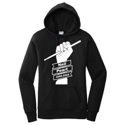 Neil Peart In Loving Memory Greatest Drummer Women's Pullover Hoodie