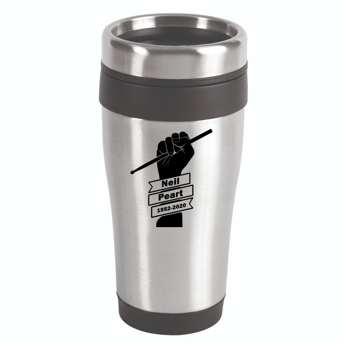 Neil Peart In Loving Memory Greatest Drummer 16oz Travel Tumbler