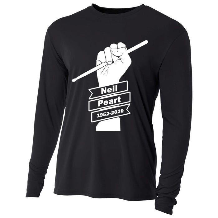Neil Peart In Loving Memory Greatest Drummer Cooling Performance Long Sleeve Crew