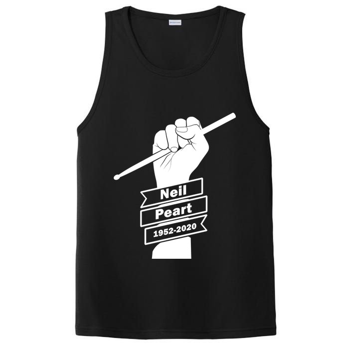 Neil Peart In Loving Memory Greatest Drummer PosiCharge Competitor Tank