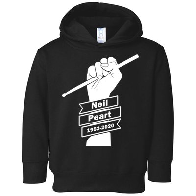 Neil Peart In Loving Memory Greatest Drummer Toddler Hoodie