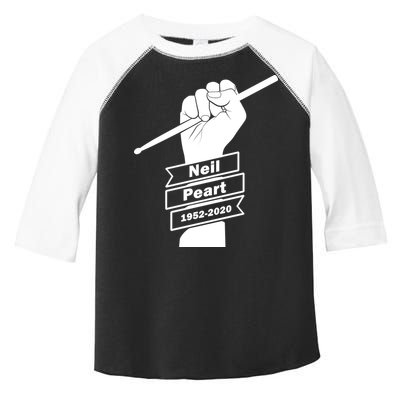 Neil Peart In Loving Memory Greatest Drummer Toddler Fine Jersey T-Shirt