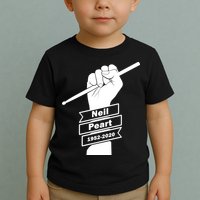 Neil Peart In Loving Memory Greatest Drummer Toddler T-Shirt