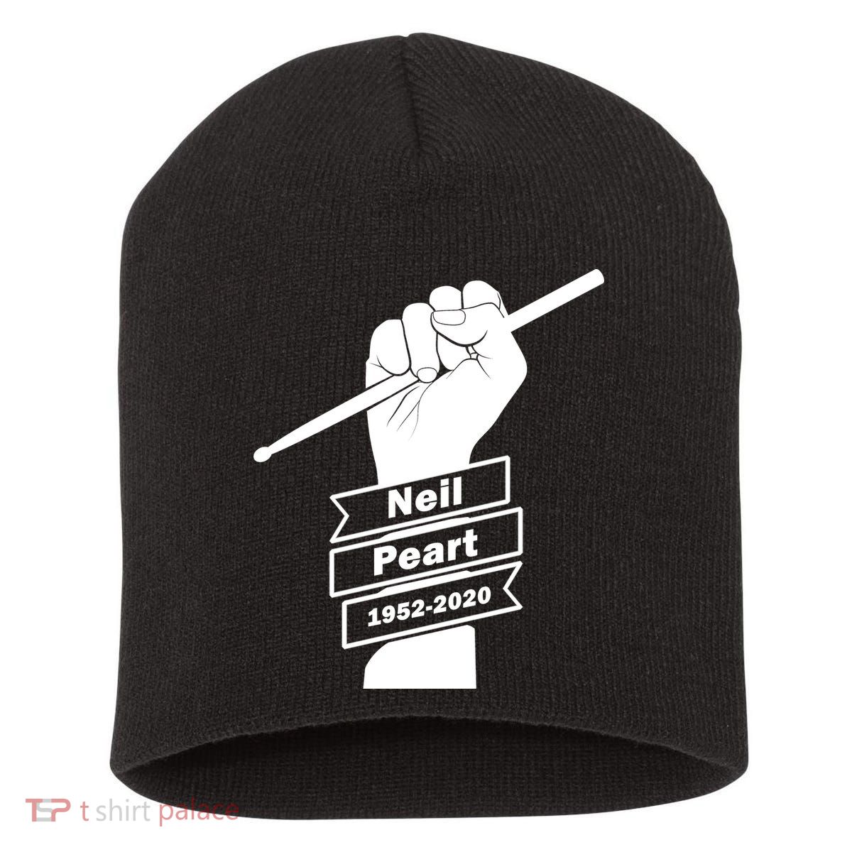 Neil Peart In Loving Memory Greatest Drummer Short Acrylic Beanie