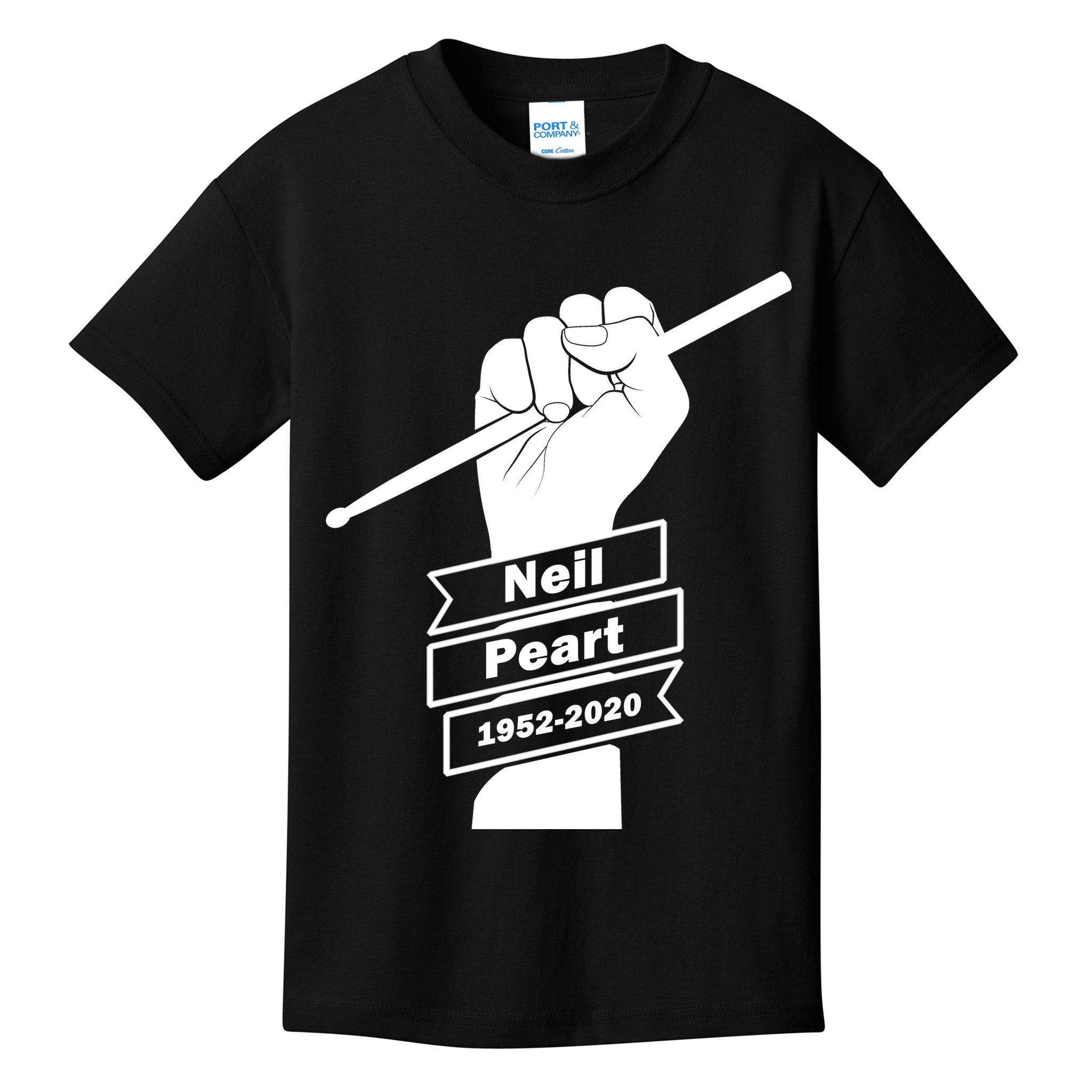 Neil Peart In Loving Memory Greatest Drummer Kids T-Shirt