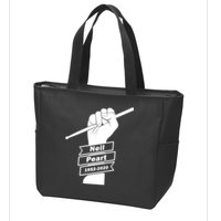 Neil Peart In Loving Memory Greatest Drummer Zip Tote Bag