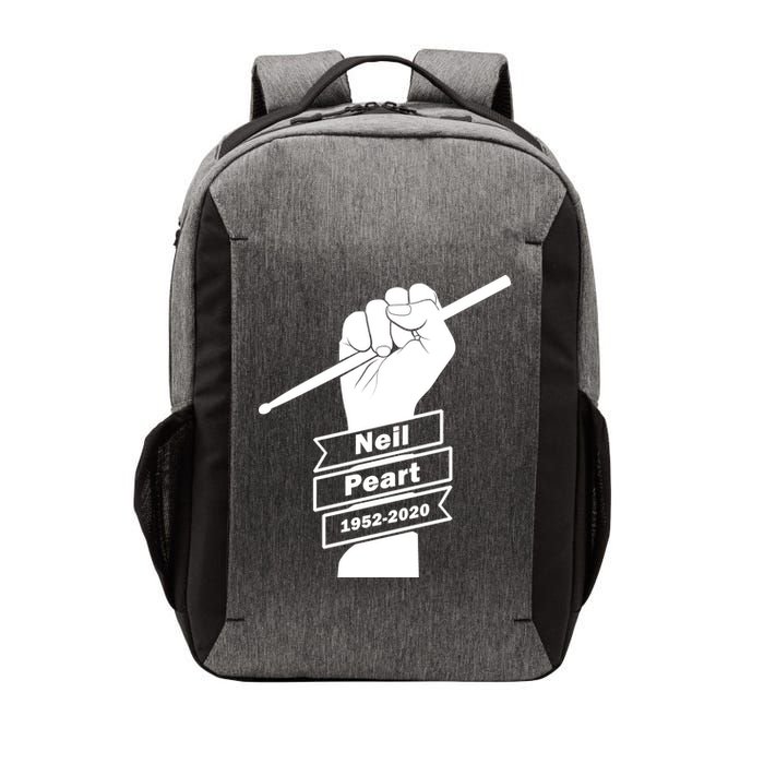 Neil Peart In Loving Memory Greatest Drummer Vector Backpack