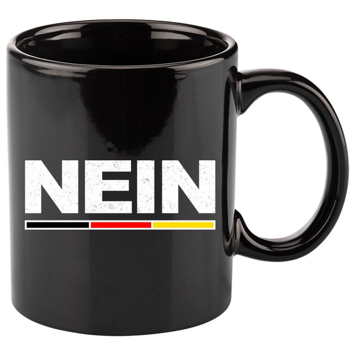 Nein German Funny Oktoberfest 11oz C Handle Ceramic Mug