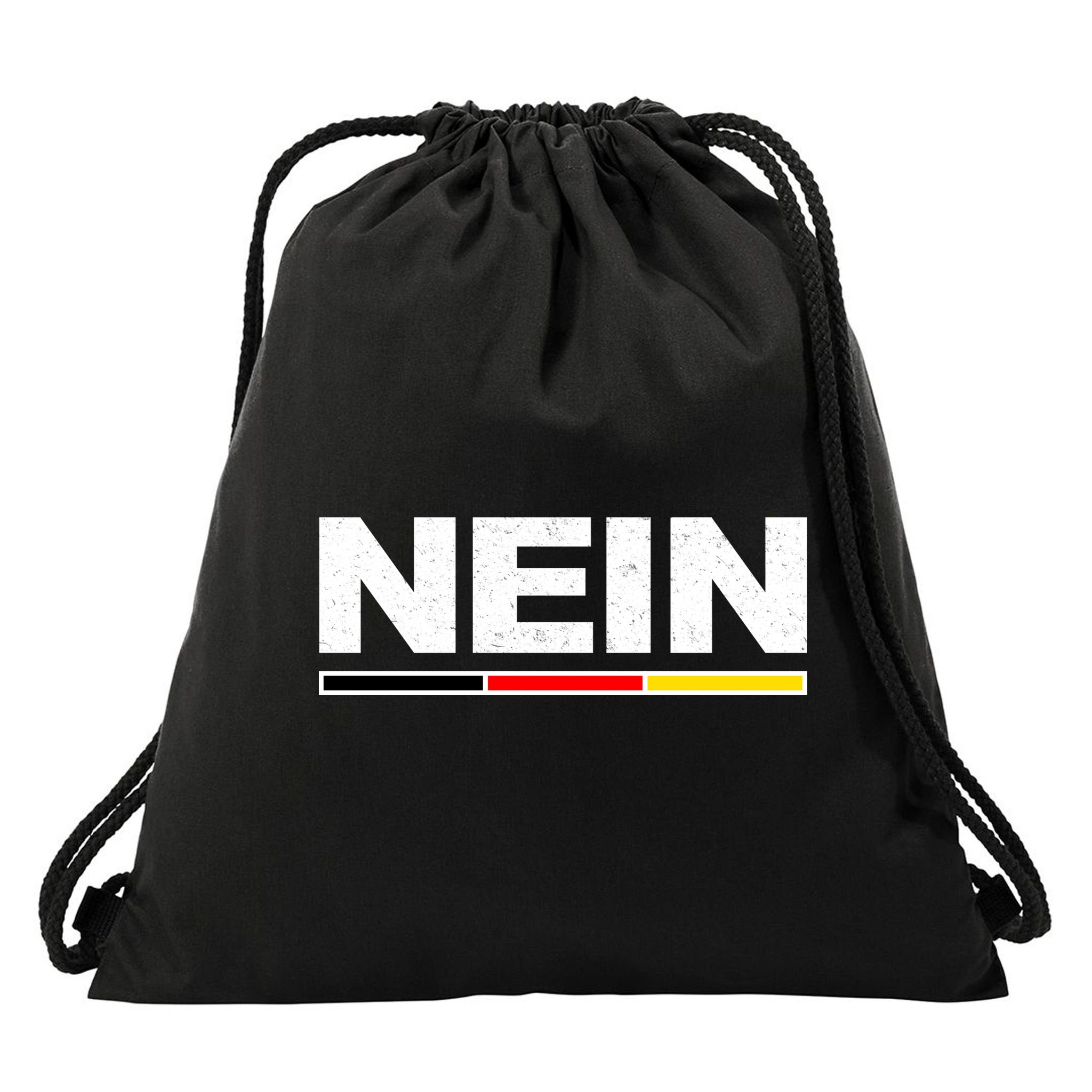Nein German Funny Oktoberfest Drawstring Bag