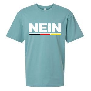 Nein German Funny Oktoberfest Sueded Cloud Jersey T-Shirt