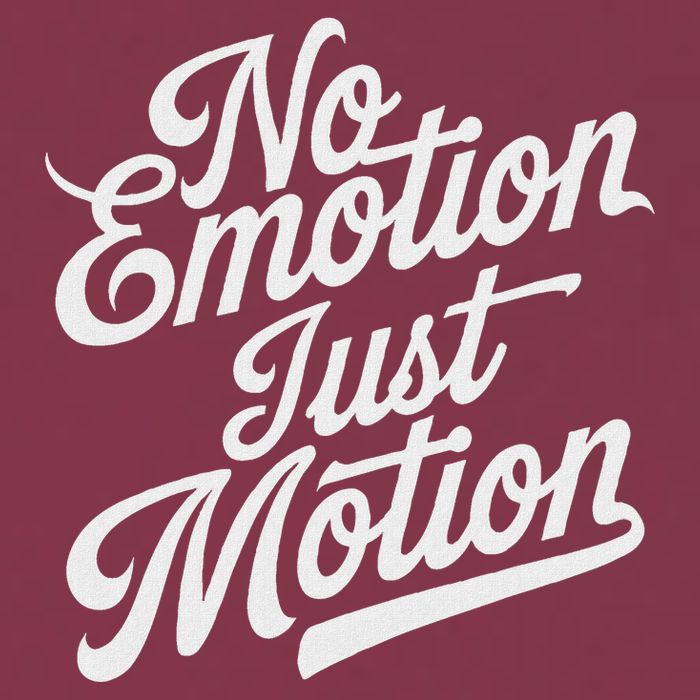 No Emotion Just Motion Motivation Progress 16oz Travel Tumbler