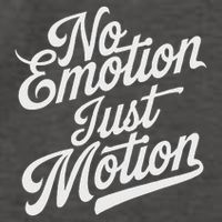 No Emotion Just Motion Motivation Progress Vector Backpack