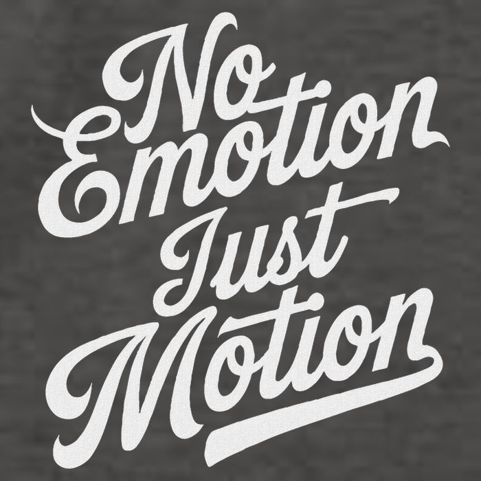 No Emotion Just Motion Motivation Progress Vector Backpack