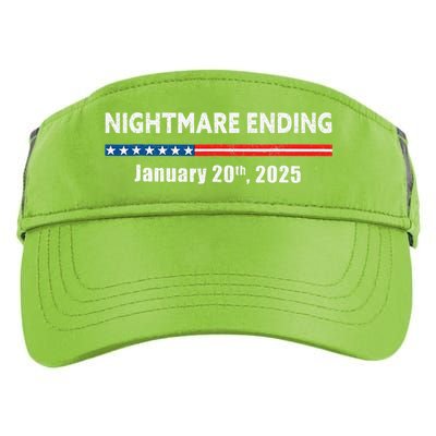 Nightmare Ending January 20th 2025 Funny Pro Trump 2025 Adult Drive Performance Visor