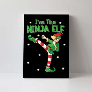 Ninja Elf Karate Taekwondo Martial Arts Mma Christmas Canvas