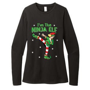 Ninja Elf Karate Taekwondo Martial Arts Mma Christmas Womens CVC Long Sleeve Shirt