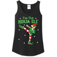 Ninja Elf Karate Taekwondo Martial Arts Mma Christmas Ladies Essential Tank