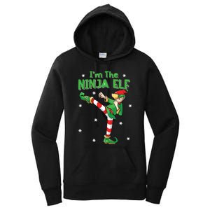 Ninja Elf Karate Taekwondo Martial Arts Mma Christmas Women's Pullover Hoodie