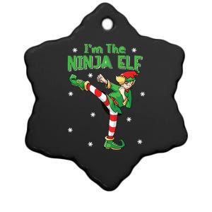 Ninja Elf Karate Taekwondo Martial Arts Mma Christmas Ceramic Star Ornament