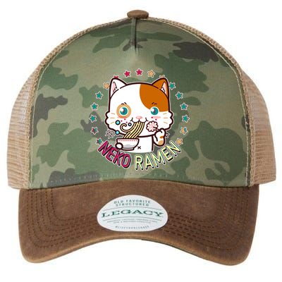 Neko Ramen Noodle Cat Legacy Tie Dye Trucker Hat