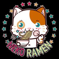 Neko Ramen Noodle Cat Cooling Performance Crew T-Shirt