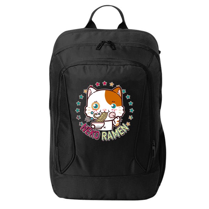 Neko Ramen Noodle Cat City Backpack