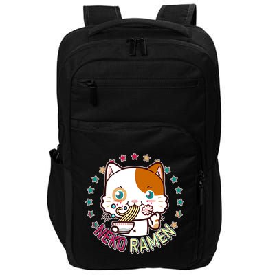 Neko Ramen Noodle Cat Impact Tech Backpack