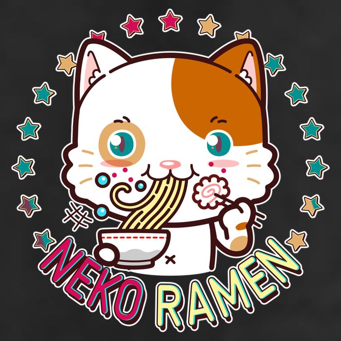 Neko Ramen Noodle Cat Adult Drive Performance Visor