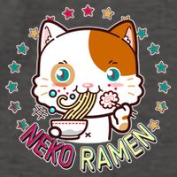 Neko Ramen Noodle Cat Vector Backpack