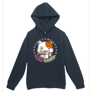 Neko Ramen Noodle Cat Urban Pullover Hoodie