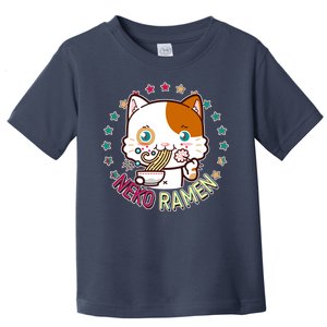 Neko Ramen Noodle Cat Toddler T-Shirt