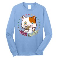 Neko Ramen Noodle Cat Long Sleeve Shirt