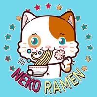 Neko Ramen Noodle Cat Womens T-Shirt