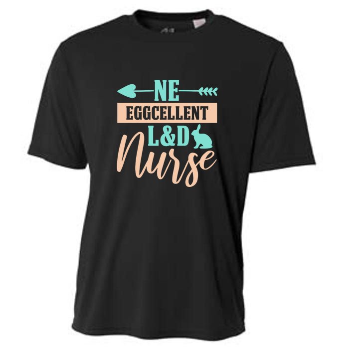 Ne Eggcellent L&d Nurse Labor Day Gift Cooling Performance Crew T-Shirt