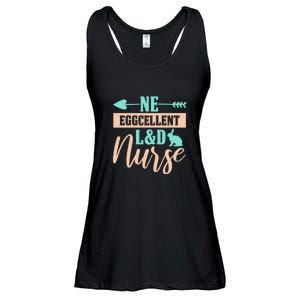 Ne Eggcellent L&d Nurse Labor Day Gift Ladies Essential Flowy Tank