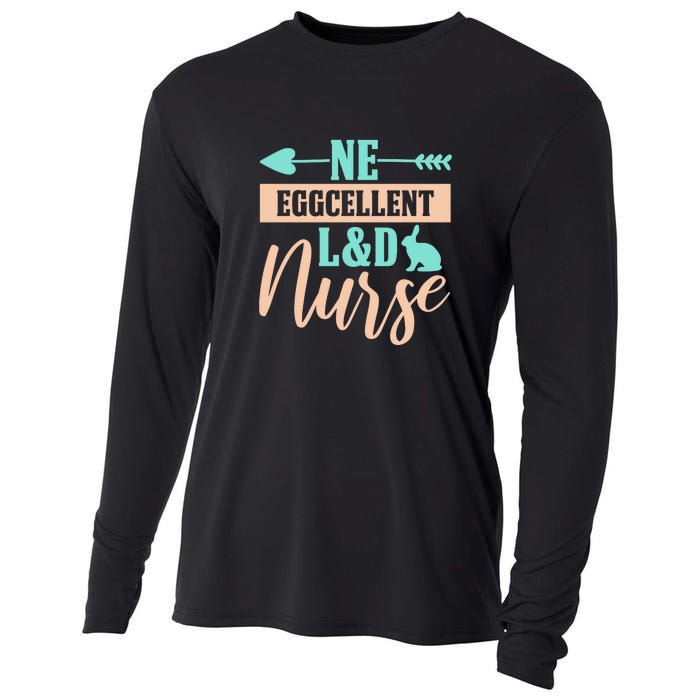 Ne Eggcellent L&d Nurse Labor Day Gift Cooling Performance Long Sleeve Crew