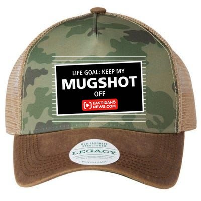Nate Eaton Life Goal Keep My Mugshot Off Eastidaho Legacy Tie Dye Trucker Hat