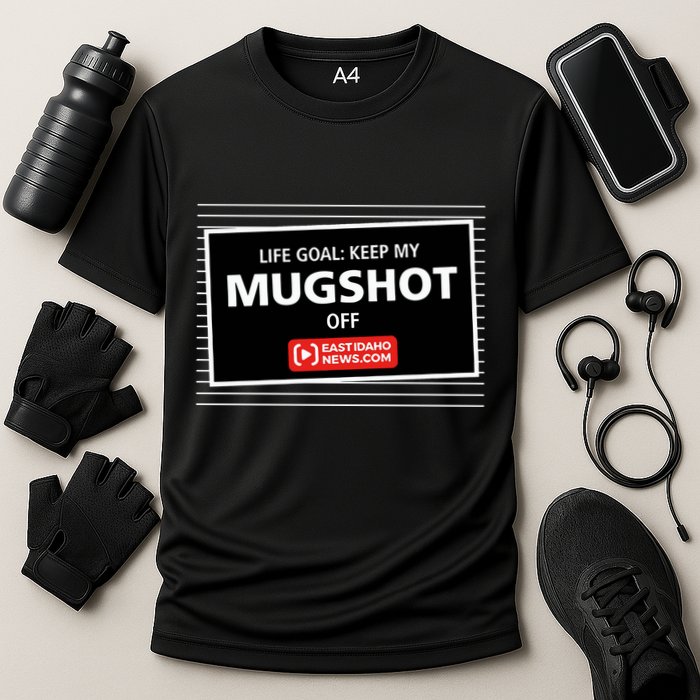 Nate Eaton Life Goal Keep My Mugshot Off Eastidaho Cooling Performance Crew T-Shirt