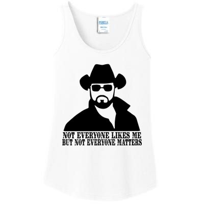 Not Everyone Likes Me But Not Everyone Matters Cowboy Western Ladies Essential Tank