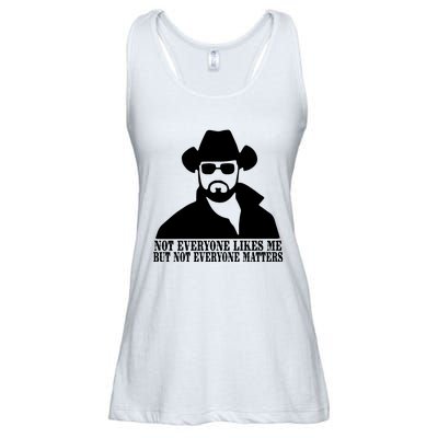 Not Everyone Likes Me But Not Everyone Matters Cowboy Western Ladies Essential Flowy Tank