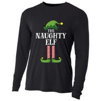 Naughty Elf Matching Family Group Christmas Party Pyjamas Cooling Performance Long Sleeve Crew