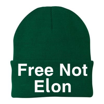 Not Elon Musk Free Not Elon Knit Cap Winter Beanie