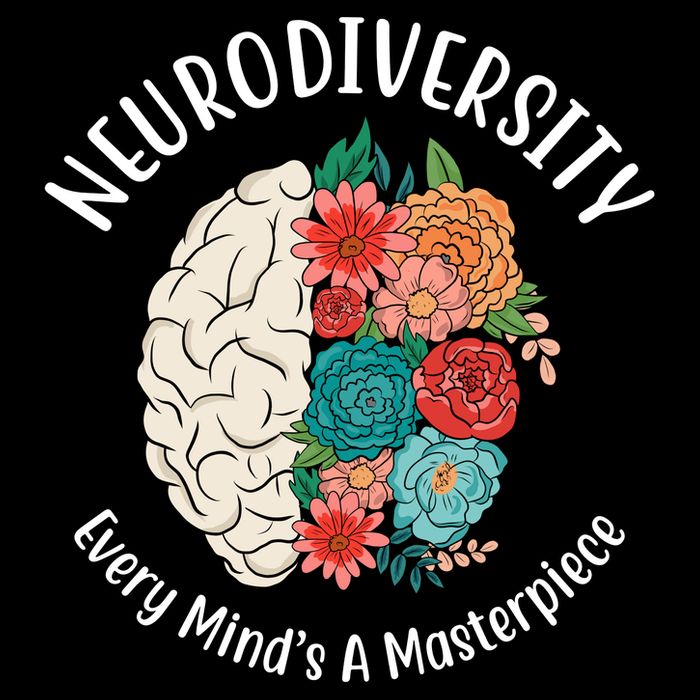 Neurodiversity Every Minds A Masterpiece Brain Floral Bucket Hat