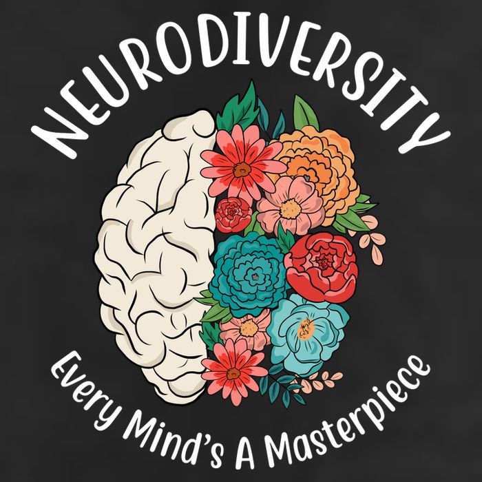 Neurodiversity Every Minds A Masterpiece Brain Floral Trucker Hat
