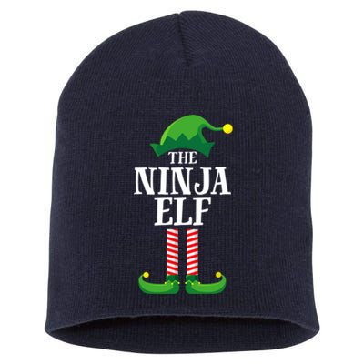 Ninja Elf Matching Family Group Christmas Party Short Acrylic Beanie