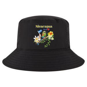 Nicaragua En Mi Corazon Patriotic Signs Cool Comfort Performance Bucket Hat