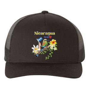 Nicaragua En Mi Corazon Patriotic Signs Yupoong Adult 5-Panel Trucker Hat